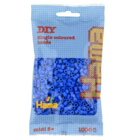 Hama® Bügelperlen Perlen, hellblau, 1.000 Stück