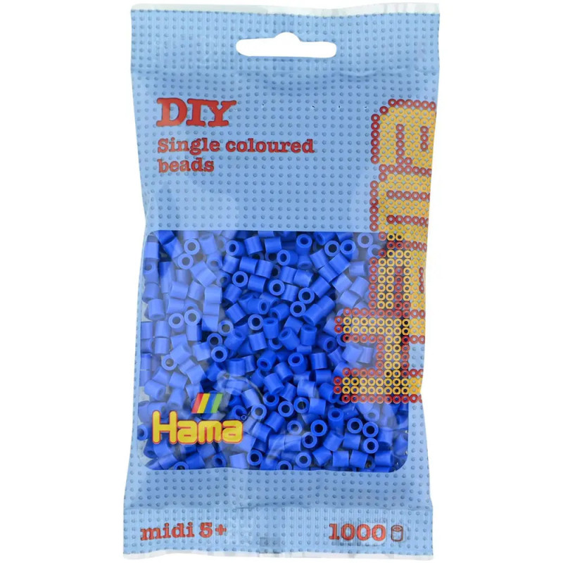 Hama® Bügelperlen Perlen, hellblau, 1.000 Stück