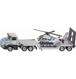 SIKU 1610 Super Tieflader mit Helikopter, sortiert