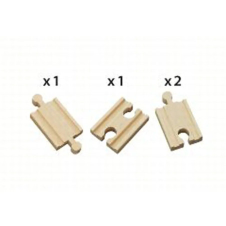 Ravenburger 63333300 1/4 Gerade Gleise (A2,B2,C2) RW Tracks