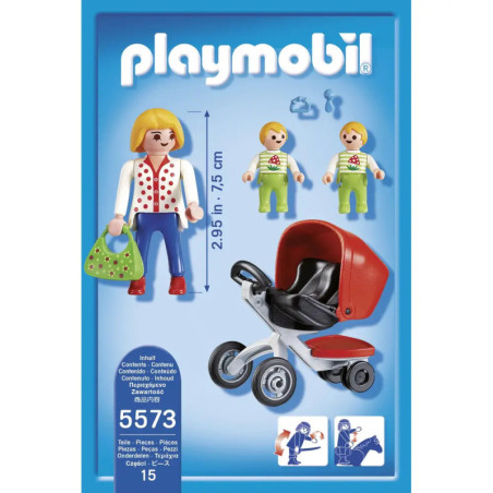 PLAYMOBIL 5573 Zwillingskinderwagen