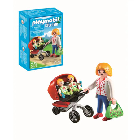 PLAYMOBIL 5573 Zwillingskinderwagen