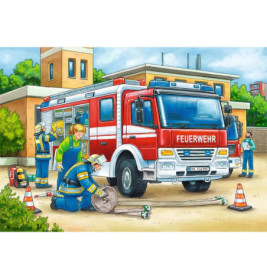 Ravensburger 7574 Puzzle Polizei und Feuerwehr 2 X 12 Teile