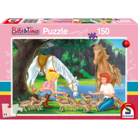 Schmidt Spiele Am Steinbruch, 150 Teile, Kinderpuzzle Benjamin