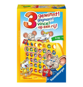 Ravenburger 23390 3 gewinnt! Mitbringspiele Mitbringspiele