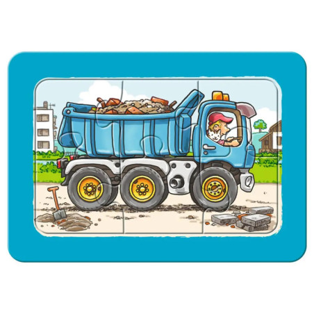 Ravensburger 65738  My first Puzzle Bagger, Traktor und Kipplader 3 x 6 Teile