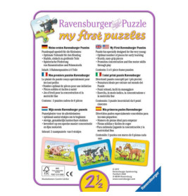 Ravensburger 65738  My first Puzzle Bagger, Traktor und Kipplader 3 x 6 Teile