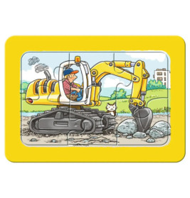 Ravensburger 65738  My first Puzzle Bagger, Traktor und Kipplader 3 x 6 Teile