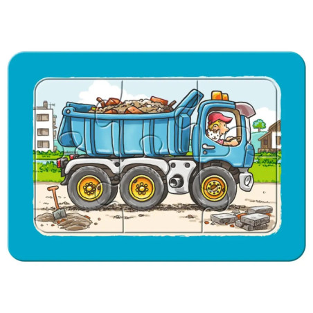 Ravensburger 65738  My first Puzzle Bagger, Traktor und Kipplader 3 x 6 Teile