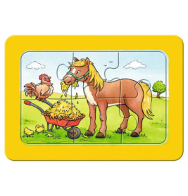 Ravensburger 6571 Puzzle Gute Tierfreunde 3x6 Teile