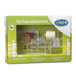 Papo 50091 Set Zaumzeug und Sattel