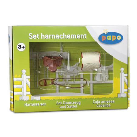 Papo 50091 Set Zaumzeug und Sattel