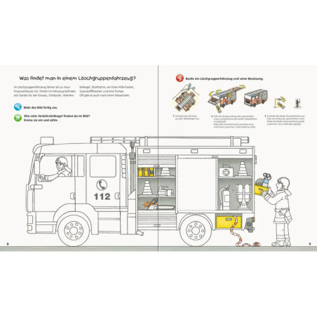 Ravenburger 32691 Wieso? Weshalb? Warum? aktiv-Heft: Feuerwehr WWW-Malbuch (ab 01/06)