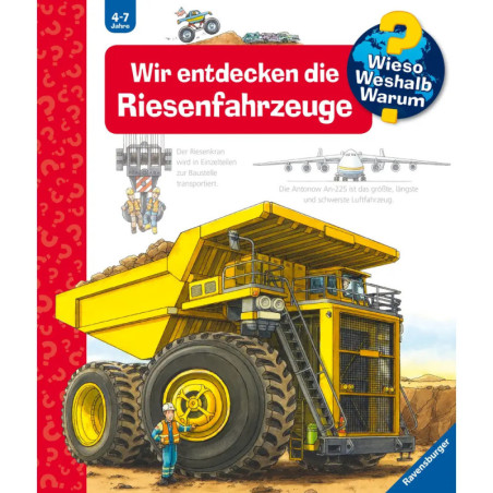 Ravenburger 32897 Wieso? Weshalb? Warum?, Band 6: Wir entdecken die Riesenfahrzeuge WWW-Standard (ab 01/06) Ravenburger 32897 Wieso? Weshalb? Warum?, Band 6: Wir entdecken die Riesenfahrzeuge WWW-Standard (ab 01/06)