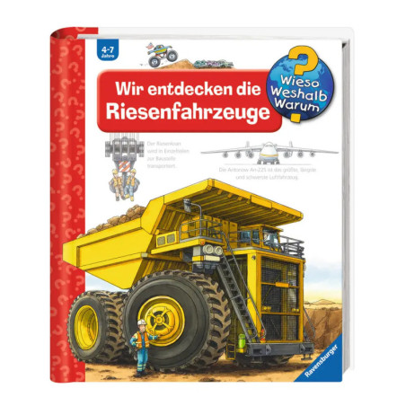Ravenburger 32897 Wieso? Weshalb? Warum?, Band 6: Wir entdecken die Riesenfahrzeuge WWW-Standard (ab 01/06) Ravenburger 32897 Wieso? Weshalb? Warum?, Band 6: Wir entdecken die Riesenfahrzeuge WWW-Standard (ab 01/06)