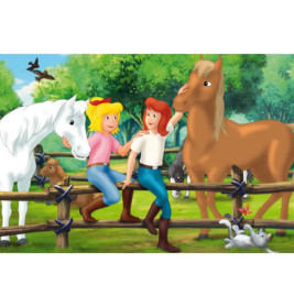 Schmidt Spiele Puzzle Bibi & Tina im Metallkoffer 2 x 100 Teile, 2 x 150 Teile