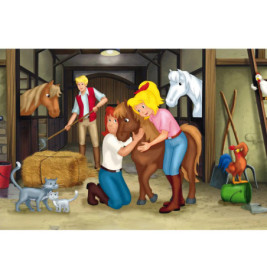 Schmidt Spiele Puzzle Bibi & Tina im Metallkoffer 2 x 100 Teile, 2 x 150 Teile