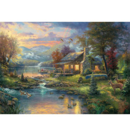 Schmidt Spiele Puzzle Thomas Kinkade Im Naturparadies 1000 Teile