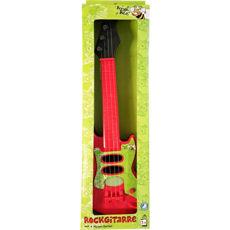 Boogie Bee Rockgitarre, rot, 40 cm Boogie Bee Rockgitarre, rot, 40 cm