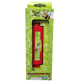 Boogie Bee Mundharmonika, 12 Noten, rot