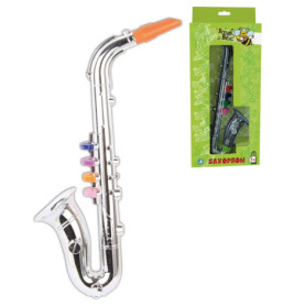 Boogie Bee Saxophon silber, 36 cm