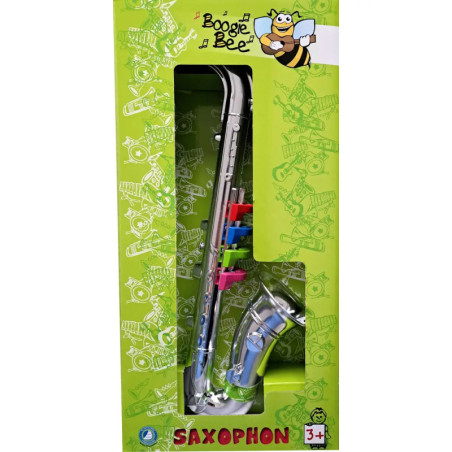 Boogie Bee Saxophon silber, 36 cm