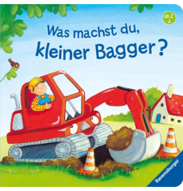 Ravenburger 43526 Was machst du, kleiner Bagger? Pappbilderbuch unter 5 Euro