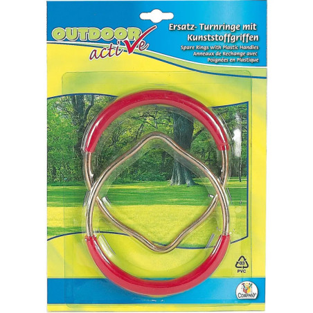 Outdoor active Turnringe Kunststoff/Metall, 2 Stück