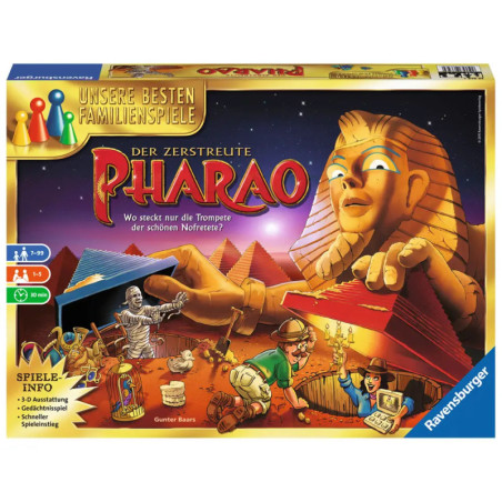 Ravenburger 26656 Der zerstreute Pharao Gesellschaftsspiele