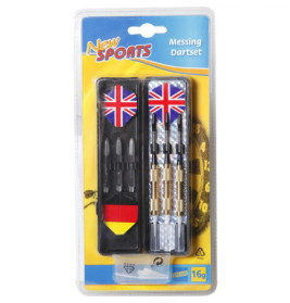 New Sports Dartset Brass, für elektronisches Dart, 16 g, sortiert