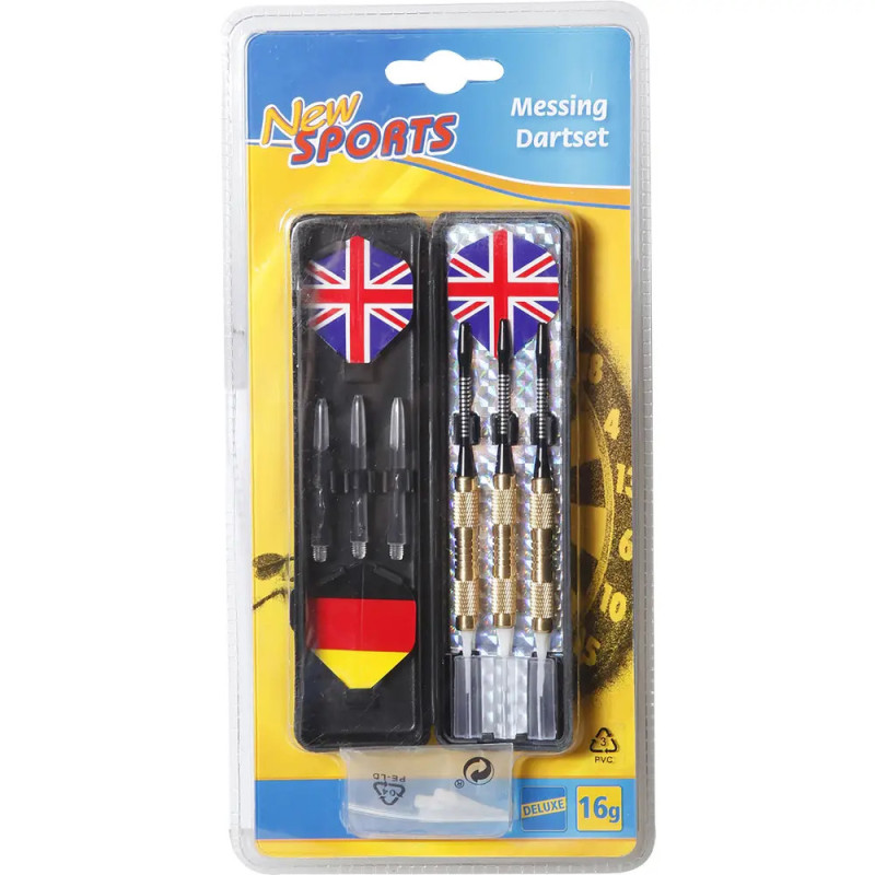 New Sports Dartset Brass, für elektronisches Dart, 16 g, sortiert