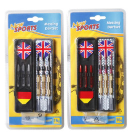 New Sports Dartset Brass, für elektronisches Dart, 16 g, sortiert
