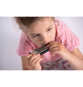 Boogie Bee Mundharmonika Metall, 10,5 cm
