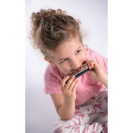 Boogie Bee Mundharmonika Metall, 10,5 cm