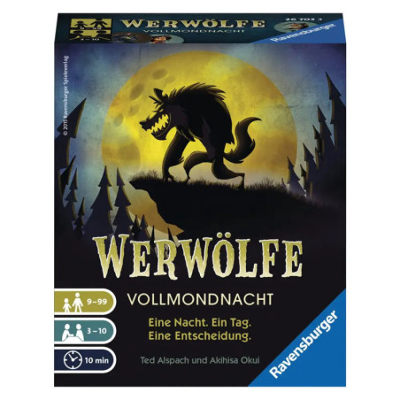 Ravenburger 26703 Werwölfe Vollmondnacht Ravensburger® Kartenspiele