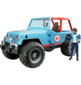 Jeep Cross Country Racer blau mit Rennfahrer