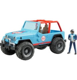 Jeep Cross Country Racer blau mit Rennfahrer