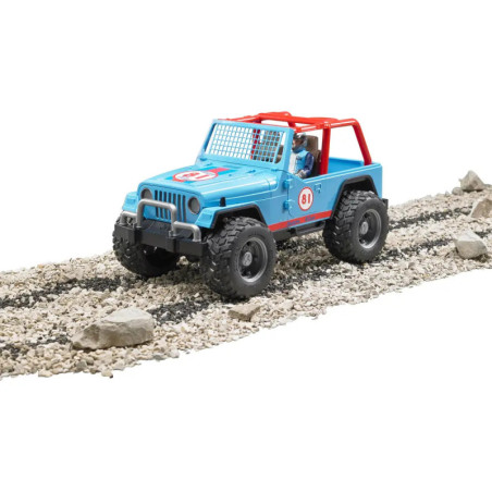 Jeep Cross Country Racer blau mit Rennfahrer