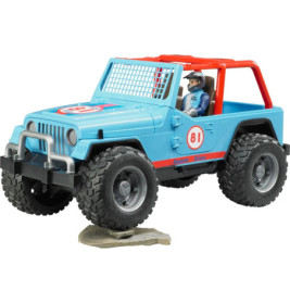 Jeep Cross Country Racer blau mit Rennfahrer