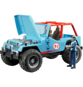 Jeep Cross Country Racer blau mit Rennfahrer
