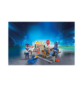 PLAYMOBIL 6878 Polizei-Straßensperre, ca. 19x15x7, ab 4 Jahren