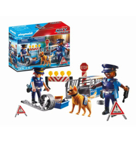 PLAYMOBIL 6878 Polizei-Straßensperre, ca. 19x15x7, ab 4 Jahren