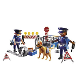PLAYMOBIL 6878 Polizei-Straßensperre, ca. 19x15x7, ab 4 Jahren