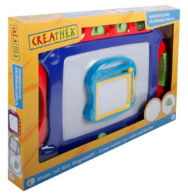 Creathek Magnet Maltafel 2 in 1 mit 4 Stempeln