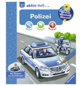 Ravenburger 32686 Wieso? Weshalb? Warum? aktiv-Heft: Polizei WWW-Malbuch (ab 01/06)