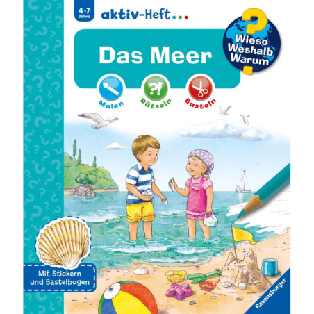 Ravenburger 32687 Wieso? Weshalb? Warum? aktiv-Heft: Das Meer WWW-Malbuch (ab 01/06)