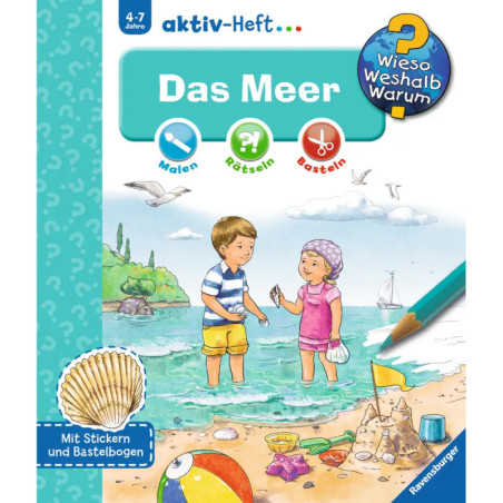 Ravenburger 32687 Wieso? Weshalb? Warum? aktiv-Heft: Das Meer WWW-Malbuch (ab 01/06)