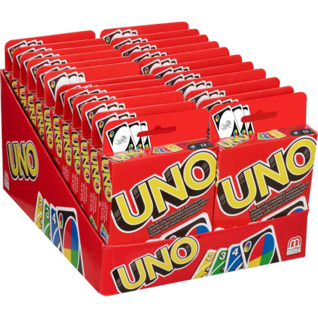 Mattel W2087 UNO (Kartenspiel), 2-10 Spieler, ca. 30-60 min, ab 7 Jahre Mattel W2087 UNO (Kartenspiel), 2-10 Spieler, ca. 30-60 min, ab 7 Jahre
