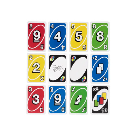 Mattel W2087 UNO (Kartenspiel), 2-10 Spieler, ca. 30-60 min, ab 7 Jahre Mattel W2087 UNO (Kartenspiel), 2-10 Spieler, ca. 30-60 min, ab 7 Jahre