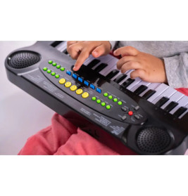 Boogie Bee Elektronisches Keyboard mit Mikrofon, Länge 43 cm